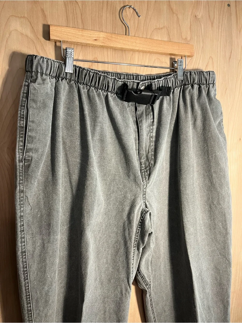 Outdoor Technology by Sportif Vintage Elastic Waist Cotton Trail Pants Gray XXL
